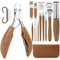 HEYMKGO 13 in 1 Professional Manicure Set Nail Clippers Kit Pedicure Care Tools, Heavy Duty Nail Scissors Toenail Clippers for Thick or Ingrown Nails