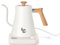 Panda Tea - Bouilloire Electrique à Col de Cygne - 900 mL - Bec Long Précis - Bouilloire Thermostat Réglable - Acier Inoxydable - Bouilloires électriques à chauffage rapide pour l'eau