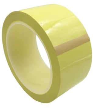 46 mm breites, gelbes Mylar-Isolierklebeband, 50 m Rolle, for Transformator, Motor, Kondensator, Spule, flammhemmend