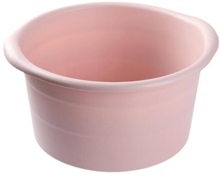 DEVNWIGMO Fußbadewanne, Fußbadewanne, Tragbare Fußbadewanne für Trockene, Rissige Füße, Fußbad für Zuhause, Rosa