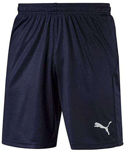 PUMA Herren Liga Core Shorts, Peacoat-puma White, M EU