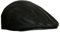 Infinity Leather Echtes Schwarz Leder Ivy Barett Zeitungsjunge Gatsby Golf Cabbie Schiebermütze L