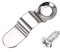 uxcell Drehknopf für Rahmen, 2,4 cm, Metallbogen mit Schrauben zum Aufhängen von Bildern, Fotos, Zeichnungen und Postern, 50 Stück (Silberfarben)