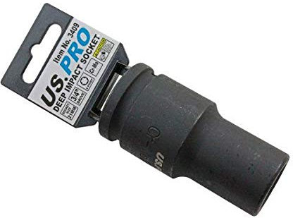 US PRO Tools 3409 Douille à chocs profonde 6 pts 21 mm