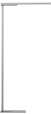 Unilux LED Stehleuchte Stratus Stehlampe, dimmbar, silber-grau