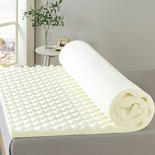 ZINUS 5,1 cm Swirl Copper Cooling Memory Foam Matratzenauflage/antimikrobiell & geruchsresistent/Luftstrom-Design, voll