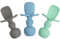 Upward Baby Spoons 3 pack - Baby Spoons Self Feeding 6 Months - Chewable Toddler Utensils with Anti Choke Barrier - Silicone baby spoons - Baby Utensils & Baby Feeding Supplies Infant First Stage