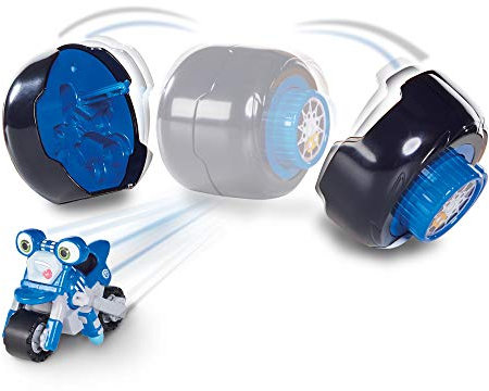 Ricky Zoom Loop Wind und Launch, Motorradwerfer für Zusätzliche Geschwindigkeit, Enthält 7,6 cm Actionfiguren, Freistehendes Kindermotorradspielzeug für Jungen und Mädchen ab 3 Jahren