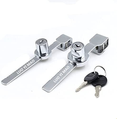 Reptilienvivarium, Terrarium, Vitrine, Vitrine, Schiebetürschloss mit Schlüssel, 2 Stück