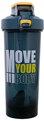 Shaker per Proteine,Shaker Coppa dello sport Tazza d'acqua alla ModaSenza BPA da Allenamento Portatile 800ml Adatto per viaggi di Fitness e yoga Bottiglia Fitness Perfetta