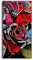 Coloray Uhr auf Leinwand - Weiße Hände - Wohnzimmer Dekoration Segeltuch Ohne Tickendes Geräusc Kunst Wand Uhr - Blumenstraußkubismus Picasso.