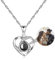 Personalised Photo Necklace Custom Photo Projection Necklace for Women Heart Picture Pendant for Mom Wife Mother's Day