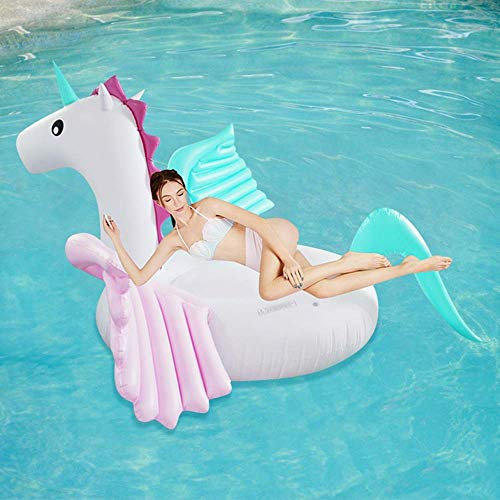 Luftmatratze Pool Schwimmring Erwachsene Luftbetten Schwimmen aufblasbare Bett Wasser Schwimmende Bett Boot Erwachsene Schwimmen Luftkissen Süßigkeiten Pegasus Aufblasbares Wasser zum Abkühlen im Pool