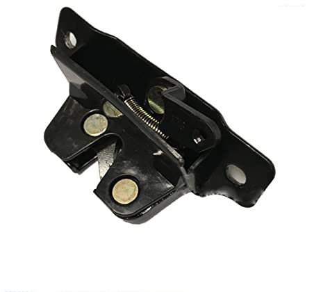 Verrou de coffre pour Peugeot 206/207 - Noir - Simple Rectangular Lock Block - Déverrouillage par clé - Sécurité pour véhicules - Trunk Lock for Peugeot 206/207