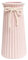 Hauteur 24 cm Vase Conique en Céramique Rose pour Pampas, Grand Moderne Haut Vase Decoratif pour Centre de Table Deco