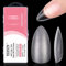 YSUVIN Mittlere Mandel, 240 Stück 15 Größen Full Cover Soft Gel Tips, Künstliche Nägel Almond, Künstlich Nagelspitzen Nails Tips für Nageltechniker, Anfänger, Maniküre Salons