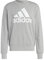 adidas Uomo Essentials French Terry Big Logo Sweatshirt, Medium Grey Heather, M
