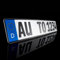 Kennzeichen für Anhänger | 520 x 110 mm | Anhänger Nummernschild | Amtliches Euro Kennzeichen mit individueller Prägung | Made in Germany von Sparschild