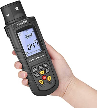 Geigerzähler, DT-9501 Multifunktionaler digitaler Strahlungsscanner, Strahlungsdetektor, α, β, γ, Röntgenstrahl-Erkennungsgerät, tragbares Haushalts-Strahlenprüfgerät mit 4000 Sätzen Datenspeicherung