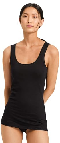 Hanro Ultralight Damen Unterhemd Tank Top – Weicher Baumwoll Single-Jersey, Schnelltrocknend & Pflegeleicht, Leichte Passform, Vielseitig für Freizeit, Schlafen & Loungewear – Komfortable
