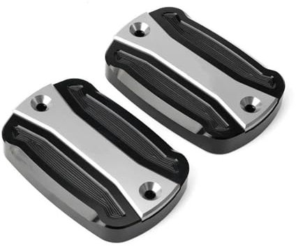 Motorrad Öleinfülldeckel Aluminium Motorrad Bremsflüssigkeit Kraftstoffbehälter Tankdeckel Abdeckung Für YAMA&HA T-MAX 500 TMAX 530 SX DX 560 Für TECH MAX TMAX500 Öldeckel (Color : Silver)