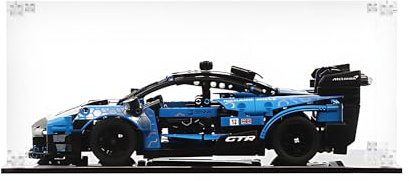 icuanuty Acryl Vitrine für Lego Technic McLaren Senna GTR 42123/10295,Staubdichte Lagerung Vitrine für Lego 42123 Spielzeugauto, Lego-Liebhaber (Nur Vitrine), Size:38x20x20 cm