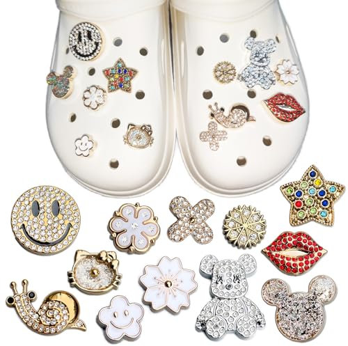 JYJLLM 12 Animal Shoe Charms, Game Charms for Sandals, Shoes, Bracelet, Wristbands, Holiday Party Gift
