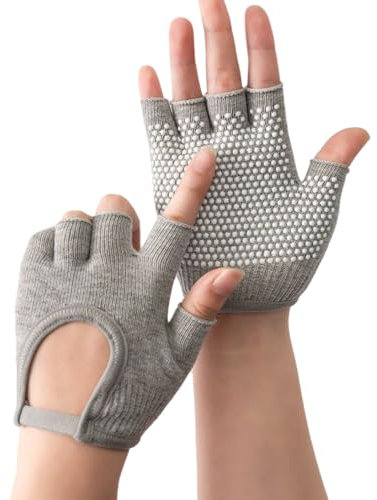 Wilgure 1 Krafttrainingshandschuh Handflächenschutz rutschfest Fünf Finger Trainingshandschuh Radfahren Fitnessübungen