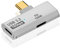 Duttek USB C Splitter 2 in 1 Ladeadapter 100W PD, USB C Stecker auf Dual Buchse Extender Adapter 10Gbps, USB Typ C 3.2 OTG Adapter für iPhone 15, Steam Deck, iPad, MacBook (Weiß)