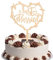 1 Stück Holz Cake Topper Just Married Hochzeit Tortendeko Holz Blätter Liebe Herz Form Kuchen Deko für Braut Dusche Party Kuchen Dekoration
