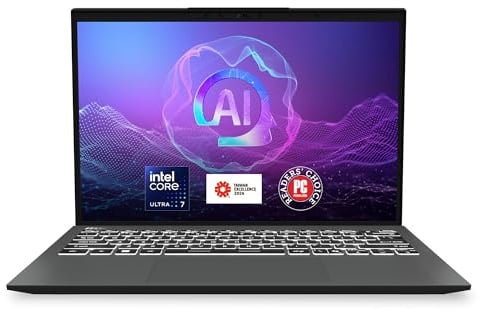 MSI Prestige 13 AI+ Evo (2024) 13.3” 2.8K OLED Business Laptop: Intel Core Ultra 7-258V, Arc Graphics, 32GB LPDDR5x, 2TB NVMe SSD, Thunderbolt 4, WiFi 7, Win 11 Home: Stellar Gray A2VMG-019US