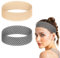 TIESOME 2pcs Silikon Perückenband, wig cap, haarnetz für perücken, Elastisch Haarband, rutschfestes Perückenband, verstellbares Perückenband für Damen und Herren, fixiert die Perücke an Ort und Stelle