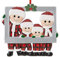 Weihnachtsschmuck personalisierter Familienrahmen hängender Weihnachtsbaumschmuck Kunststoff Bauernhausdekor für den Innenbereich Männer Weihnachtsdeko Weihnachtsdekoration fürs Büro