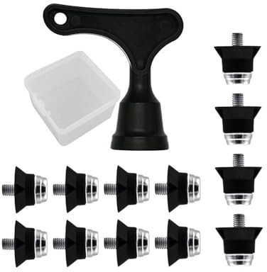 Ukbzxcmws Tacos para botas de fútbol, tacos de aleación de aluminio, tacos de fútbol, tacos de fútbol, tacos de fútbol, tacos de fútbol, tacos de fútbol