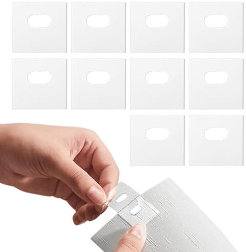 Blindreparaturlaschen - 10 Stück transparente Reparaturaufkleber für Vertikaljalousien -Reparatur von Vertikaljalousien, selbstklebende Ersatzlamellen für Vertikaljalousien für defekte Vertikaljalous
