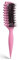Lockenbürste, Curl Hair Brush, Haarbürste zum Kämmen und Formen von Männer- und Frauenlocken, um das Ziehen zu reduzieren, Nylonborsten, Lockenverstärker, Unisex (Rosa, Belüftet)