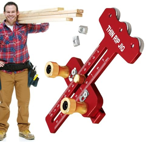 ETUCYNG Soporte para sierra circular de mesa, guía de sierra circular de mesa para cortes longitudinales precisos, accesorios de sierra de mesa, herramientas de madera