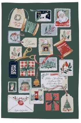 Ulster Weavers Letters to Santa Green Tea Towel – Classic – Cotton