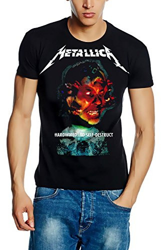 Metallica T-Shirt Hardwired.to SELF-Destruct Cover Album Shirt, Schwarz, GR.XL