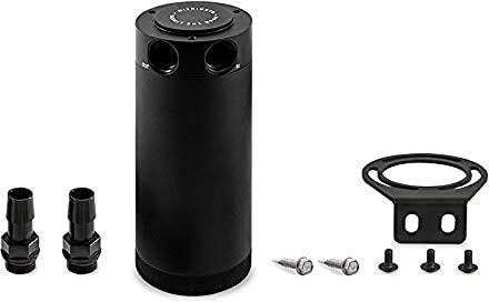 Mishimoto MMBCC-CBTWO-XLBK XL Baffled Oil Catch Can, 2-Port