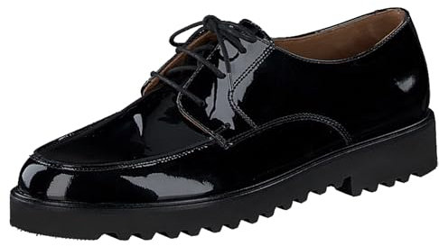 Paul Green Damen Schnürer, Frauen Businessschuhe,Strassenschuhe,Schnuerung,lace-up Shoes,Low-tie,schnürschuhe,Halbschuhe,Schwarz (SCHWARZ),40.5 EU / 7 UK