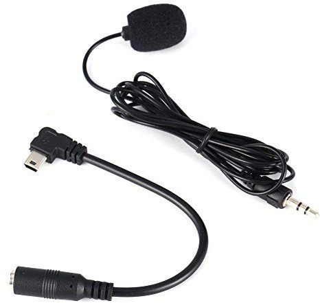 143 Mini Microphone 3.5mm Clip de Microphone Externe sur Micro + câble Adaptateur pour Hero4 3/3 +