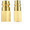 gohantee R12 R22 R502 Schraube auf R134A Fast Conversion Adapter Ventiladapterschalter, R12 auf R134A Quick Connector Conversion Kit, High/Low Side 1/4 SAE (7/16-20 Gewinde) Anschlüsse