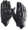 Harssidanzar Guantes de Moto con Pantalla táctil de Piel de Cabra de Dedo Completo para Hombre, actualización Perforada GM028EU3,Negro,Talla XL