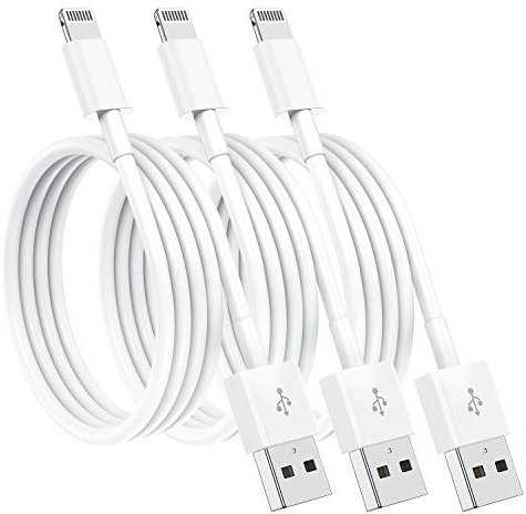 3Pack Apple MFi Certified Apple iPhone Charger 1m, iPhone Lightning to USB Cable 1 meters, Super Fast apple iphone Charging Cable for iPhone 12/12mini/11/Pro/Max/X/XS/XR/XS Max/8