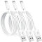 3Pack Apple MFi Certified Apple iPhone Charger 1m, iPhone Lightning to USB Cable 1 meters, Super Fast apple iphone Charging Cable for iPhone 12/12mini/11/Pro/Max/X/XS/XR/XS Max/8