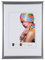 Art Line Kunststoff Bilderrahmen DIN A4 bis 50x70 cm Urkunde Foto Rahmen: Farbe: Silber | Format: 50x70