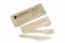 Kit Couverts Bois 4 en 1 Jetables | Lot de 100 Sachets Kraft Individuels | Fourchette, Couteau, Cuillère, Serviette | Bois Bouleau | Aucun Goût Ni Odeur | 100% Eco Responsable