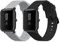 kwmobile Pulsera Compatible con Huami Amazfit Bip S/Bip S Lite Correa - 2X Correas de Silicona Flexible - Tamaño Ajustable