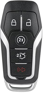 Mando a distancia de repuesto compatible con Ford Explorer 2016-2017 Edge Mustang 2015-2017 Fusion Titanium Lincoln MKZ MKC 2014-2016 MKX 2016-2018 2019 164-R7989 para llave inteligente de 5 botones
